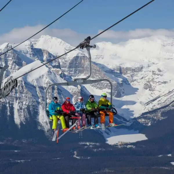 1-Day Banff Escape: Lake Louise Ski Resort, Abraham Lake, Lake Minnewanka & Hot Springs